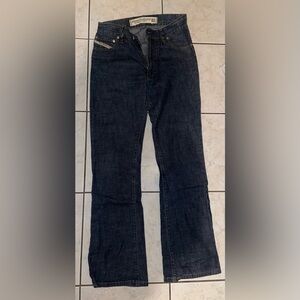 4. Vintage Diesel boot cut jeans size 27 dark wash diesel jeans